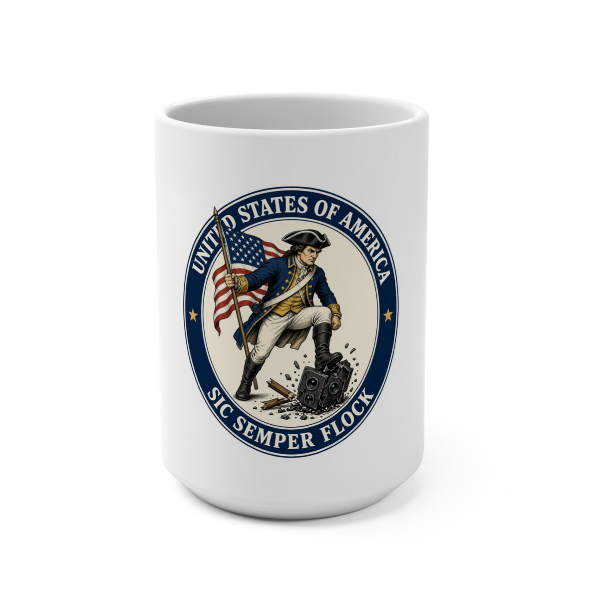 Sic Semper Flock Mug - Patriot