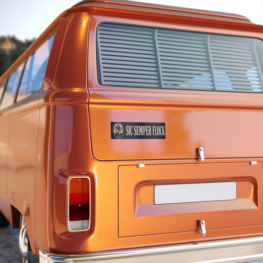 Sic Semper Flock Bumper Sticker